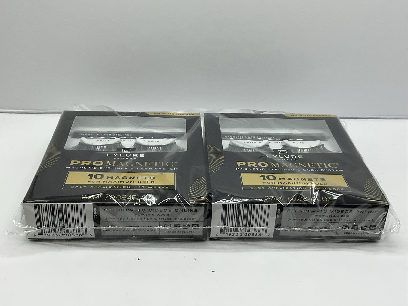 2 Pack - Eylure PRO MAGNETIC 7 Lash System w/ Eyeliner Faux Mink Wispy No.10