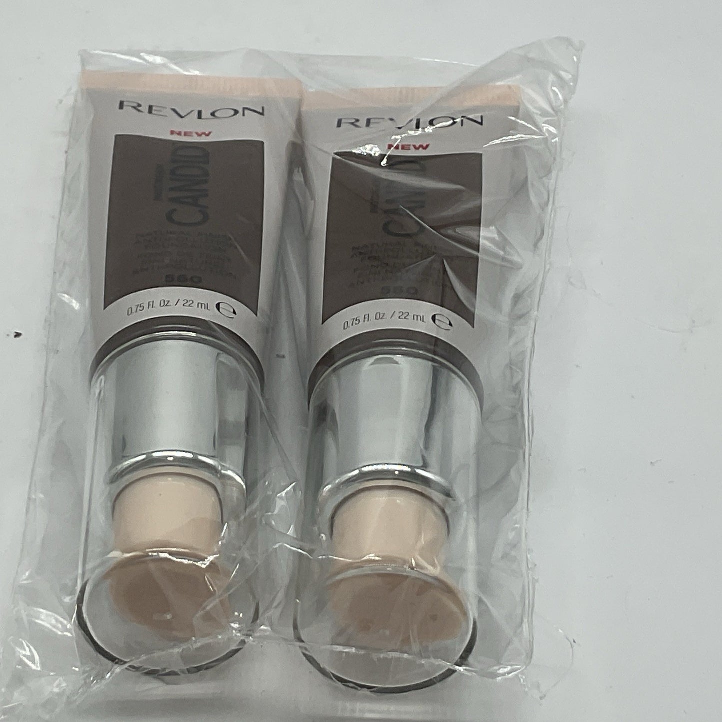 2 PACK - Revlon Photoready Candid Natural Finish Foundation 560 Espresso