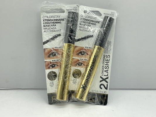 2 PACK - Revlon ColorStay Xtensionnaire Mascara - 201 Blackest Black