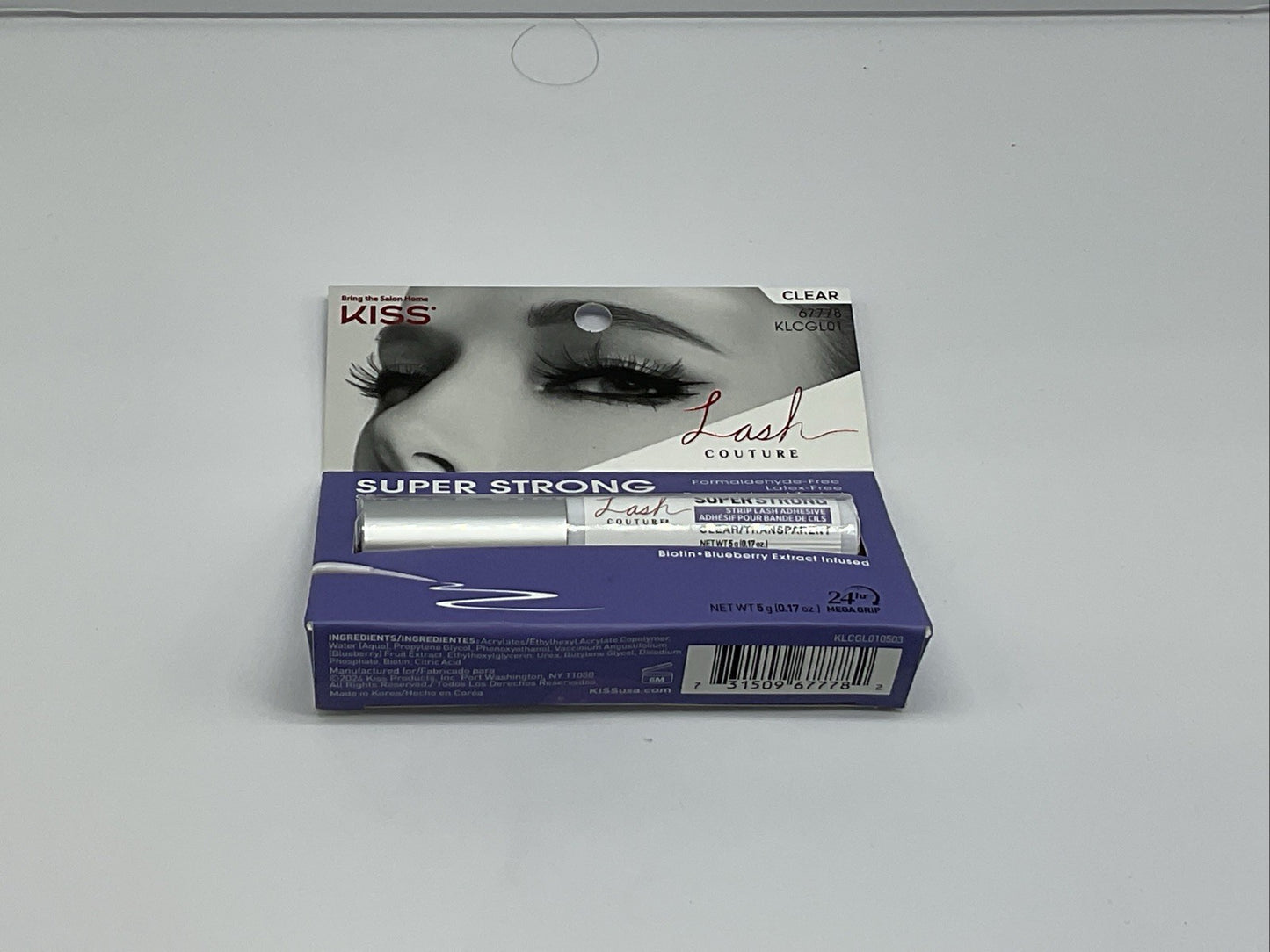 Kiss Strip Lash Couture CLEAR 67778 Super Strong Hold Adhesive - Single