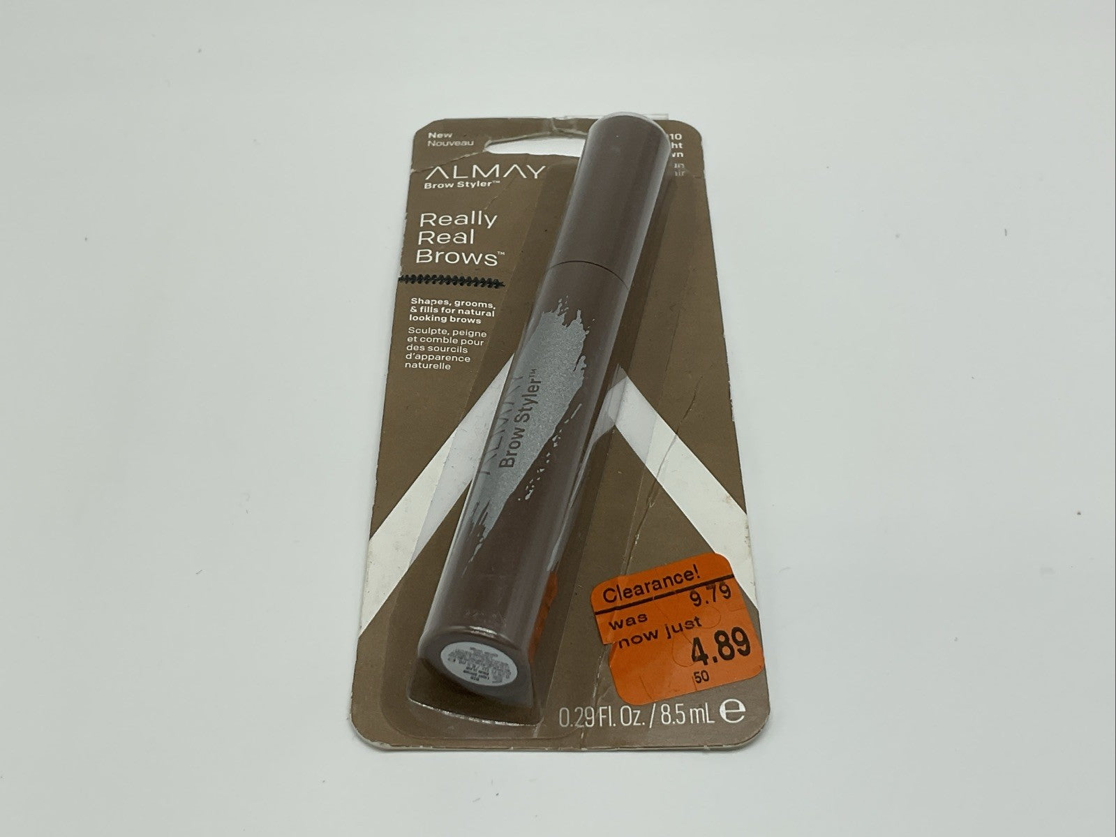 Almay Really Real Brows Eyebrow Mascara 0.29oz - 010 Light Brown