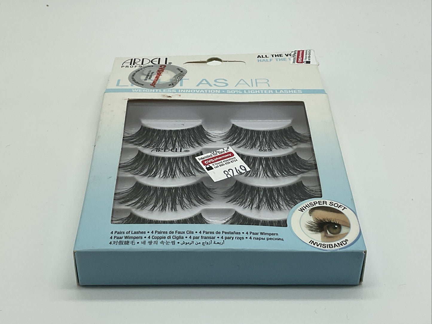 Ardell Lashes Light As Air 4 Pairs Weightless Lashes - 523