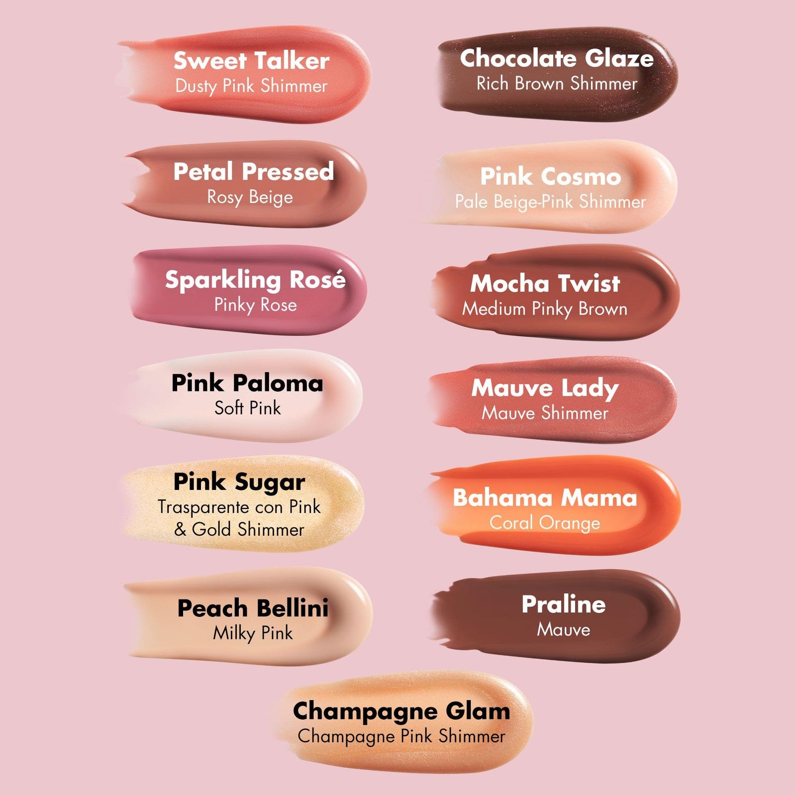 2 PACK - e.l.f. Lip Plumping Gloss Nourishing Invigorating - Champagne Glam