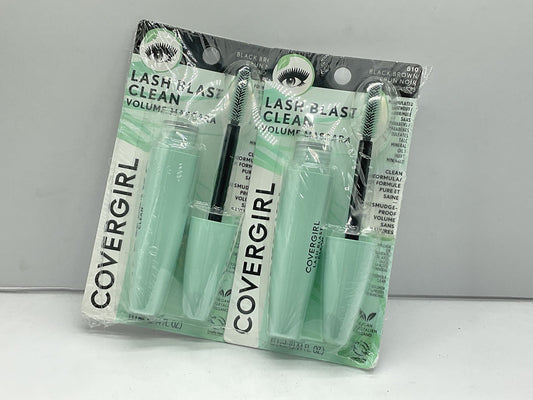2 PACK - CoverGirl Lash Blast Clean Volume Mascara - 810 Black Brown