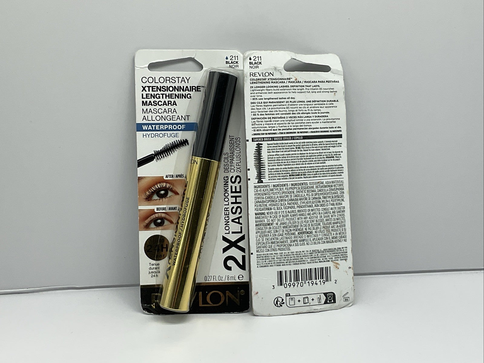 Revlon ColorStay Xtensionnaire Mascara Waterproof - 211 Black - Set Of 2