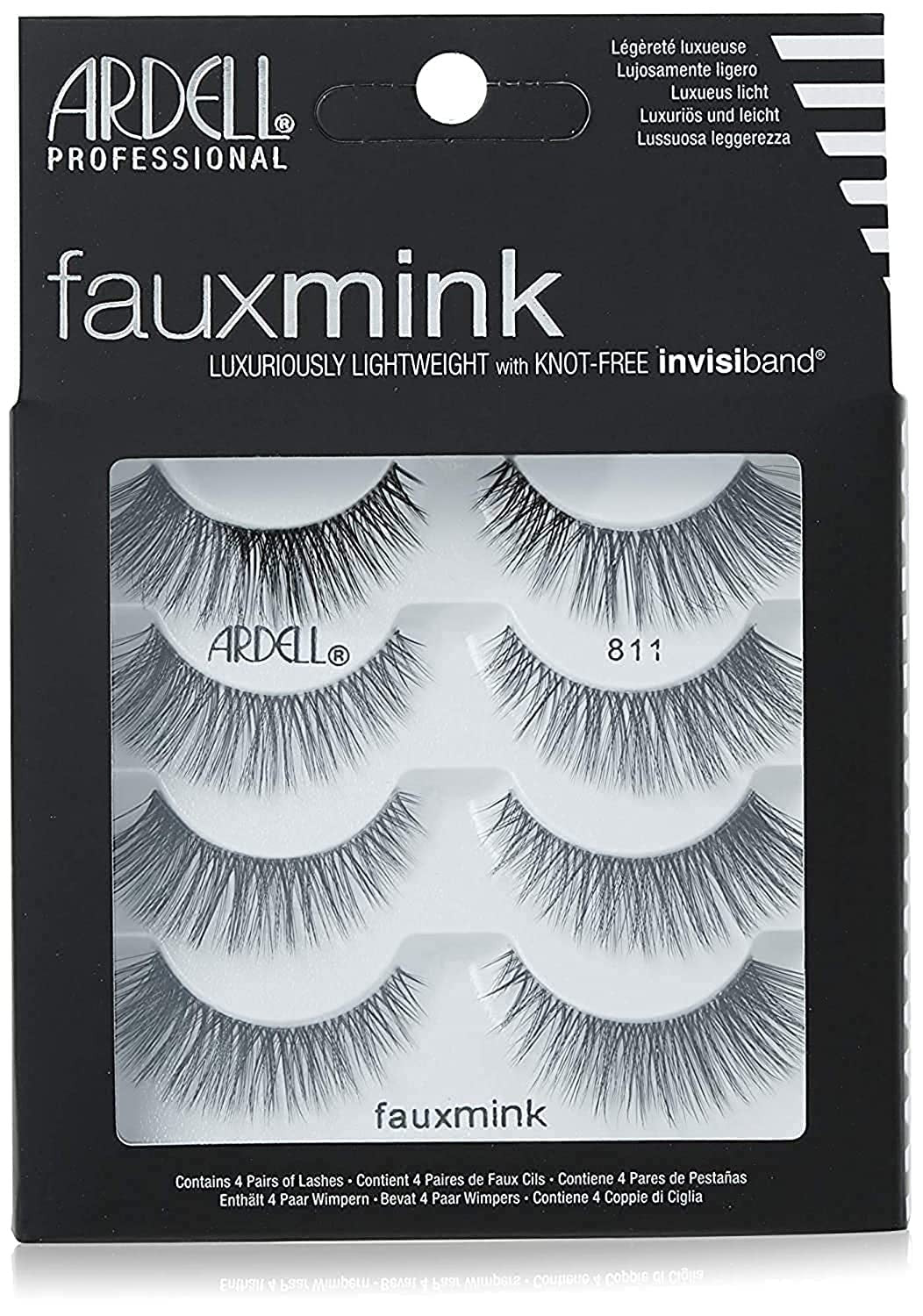 Ardell Fauxmink Luxurious Lightweight Lashes - 811 Black