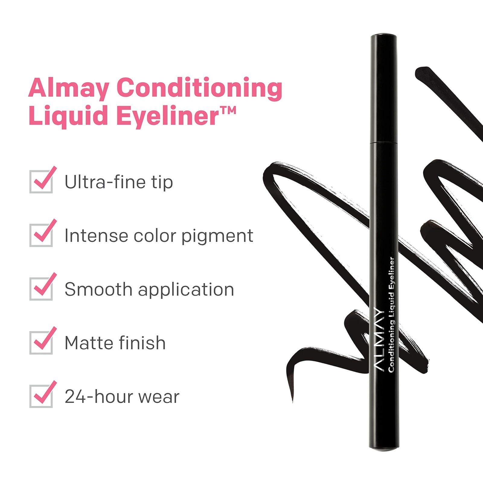 Almay Conditioning Liquid Liquid Eyeliner - Black 010
