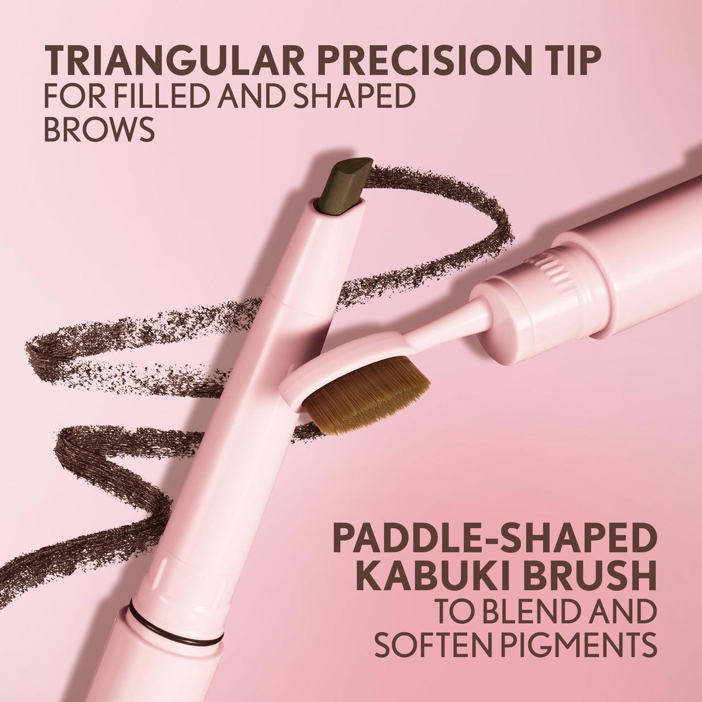 2 PACK - Covergirl Clean Fresh Brow Filler Eyebrow Pencil - 600 Dark Brown