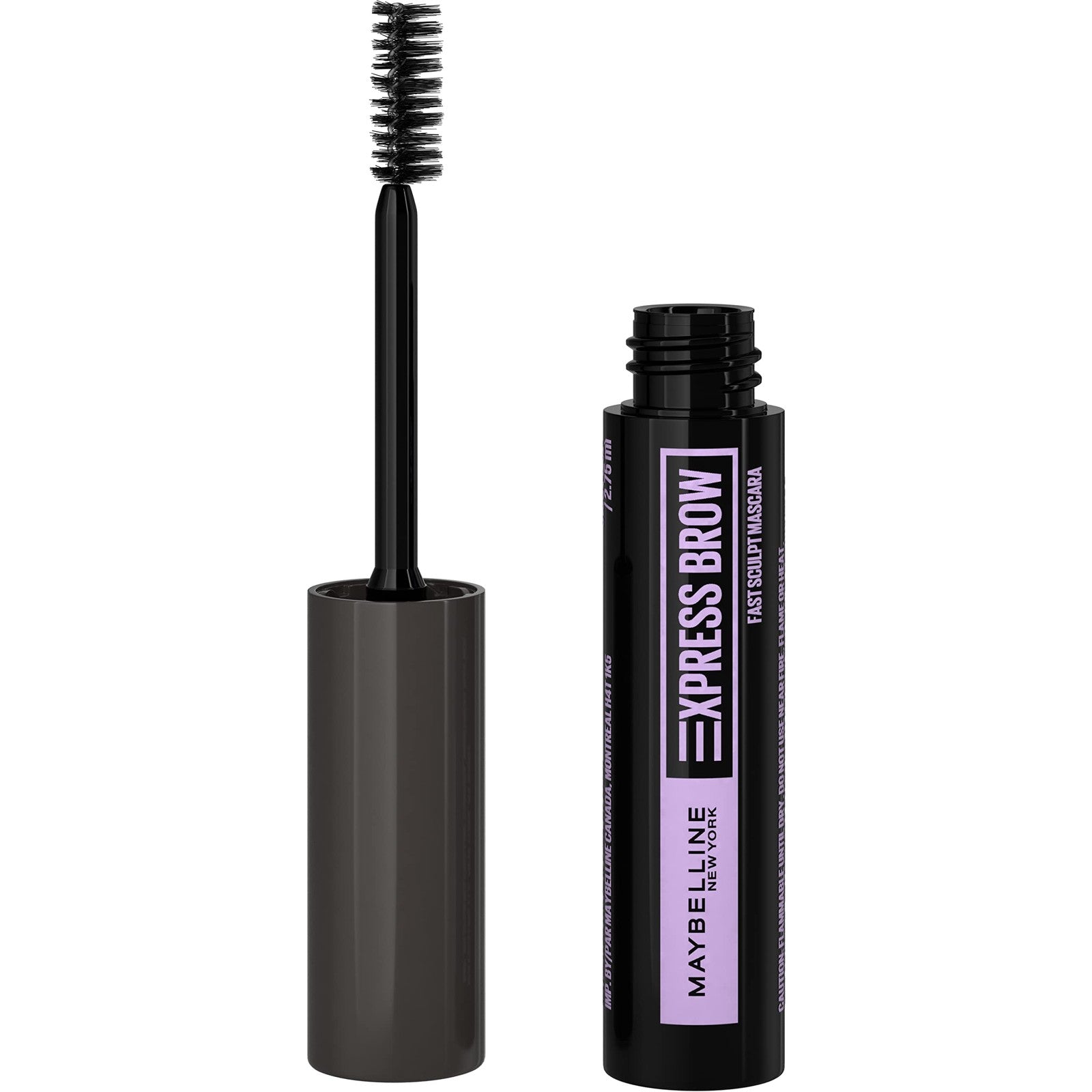 2 PACK - Maybelline Express Brow Fast Sculpt Gel Mascara - 260 Deep Brown