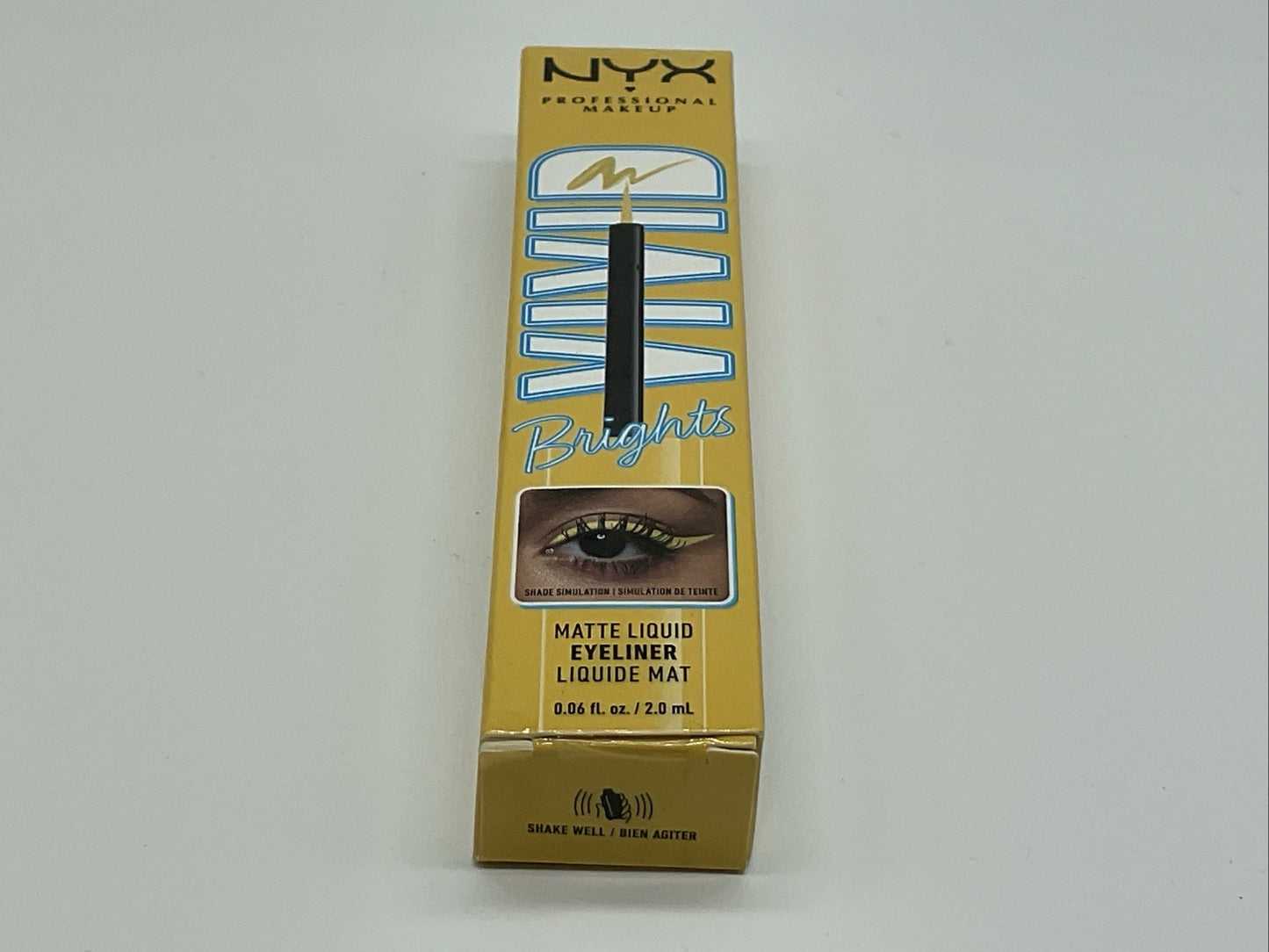 NYX Professional Vivid Brights Liquid Eyeliner Liner - 03 Had Me At Yellow
