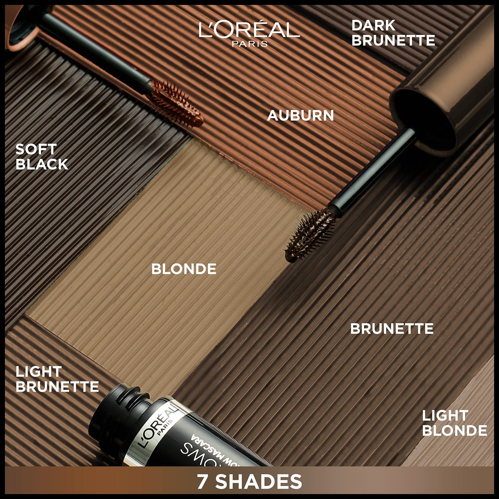L’Oréal Infallible Volumizing 24H Wear Brow Mascara, 7.0 Blonde, 0.13 Fl Oz