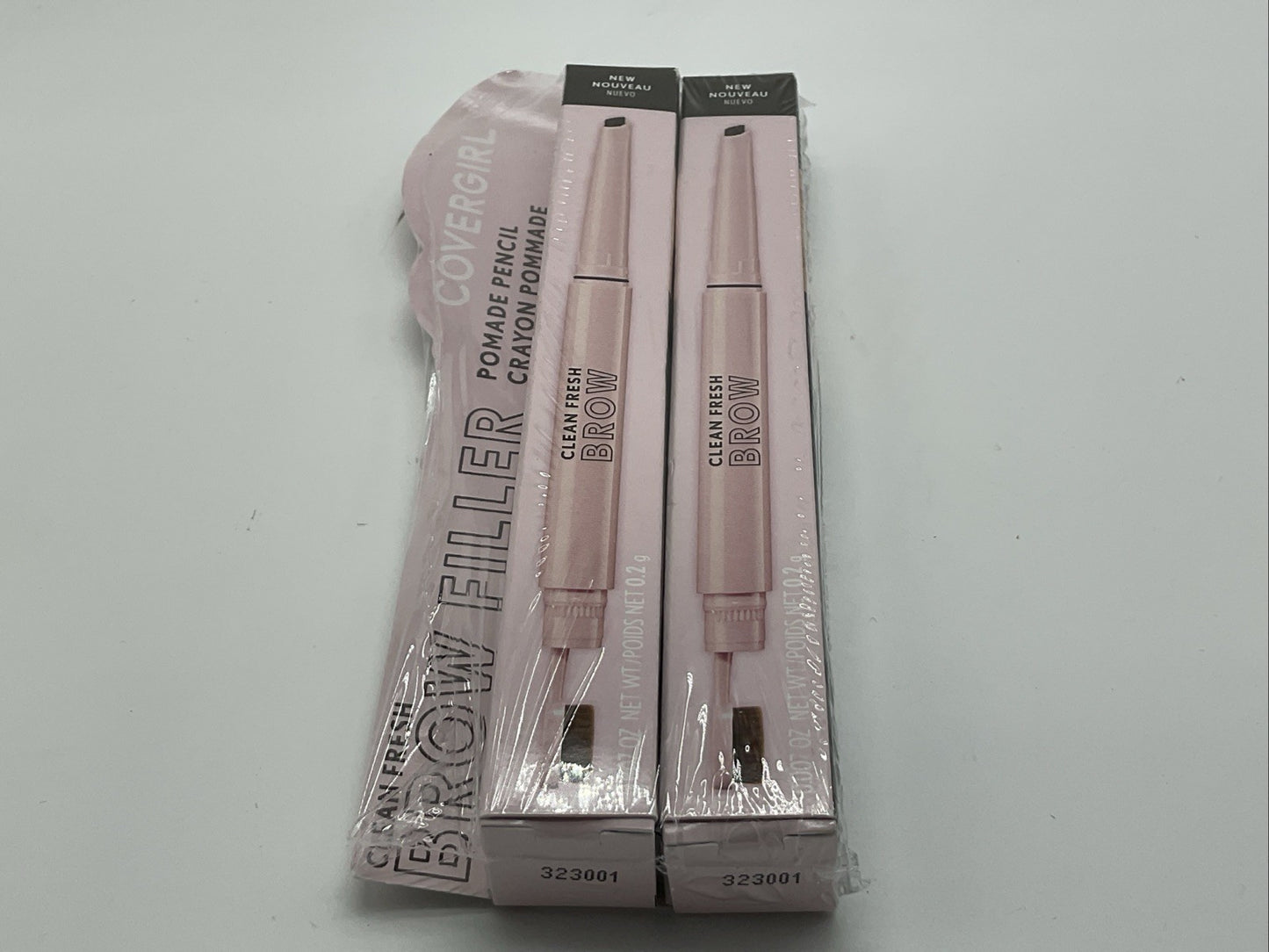 2 PACK - Covergirl Clean Fresh Brow Liner  Pomade Pencil - 500 Medium Brown
