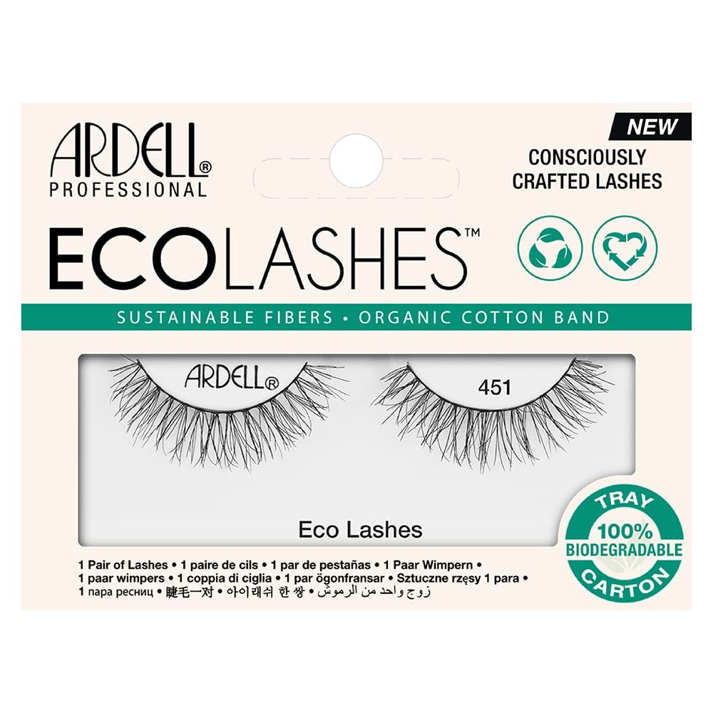 Ardell Professional False Eyelashes EcoLashes - 451 Organic Cotton Band