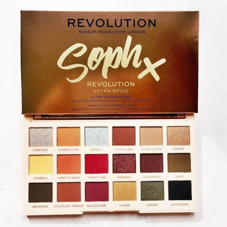 MAKEUP REVOLUTION 'X Soph Extra Spice' Matte & Shimmer Eyeshadow Palette