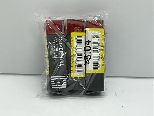 3 PACK - Covergirl 24 HR Matte Lipstick - 675 All Abuzz