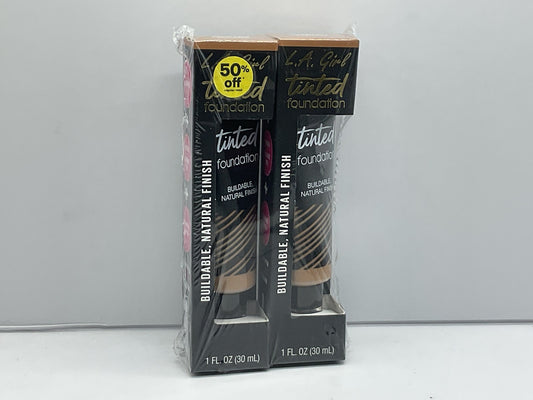 2 PACK - L.A. Girl Tinted Foundation Almond GLM764