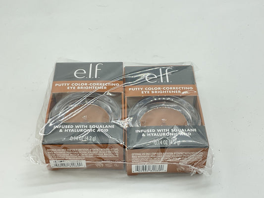 2 PACK - e.l.f. Putty Color-Correcting Eye Brightener Under-Eye - Rich