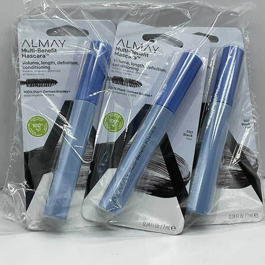 3 PACK - Almay Multi-Benefit Mascara, 502 Black