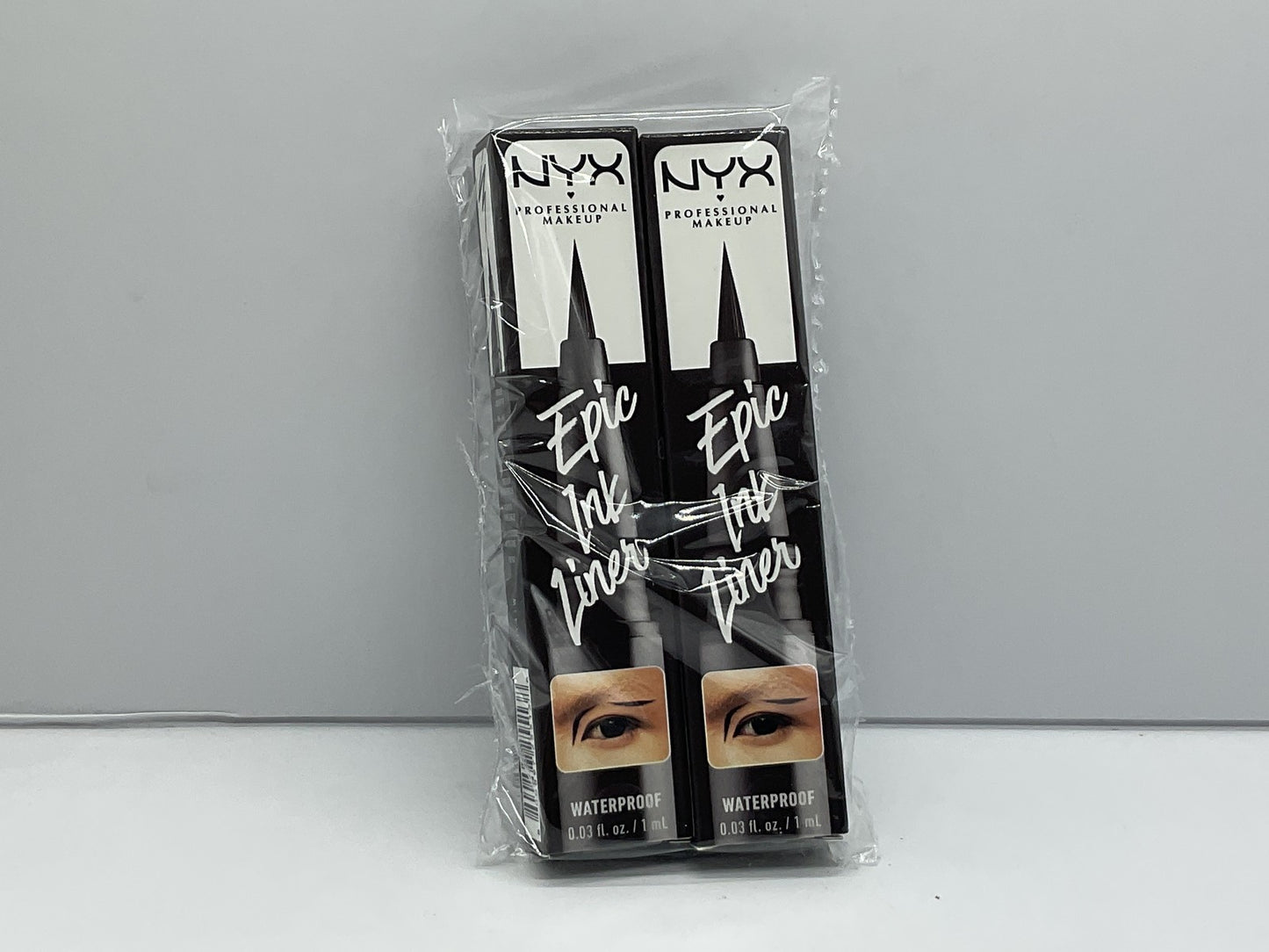 2 PACK - NYX PROFESSIONAL Epic Ink Liner Waterproof Eyeliner - EIL03 Dark Choc