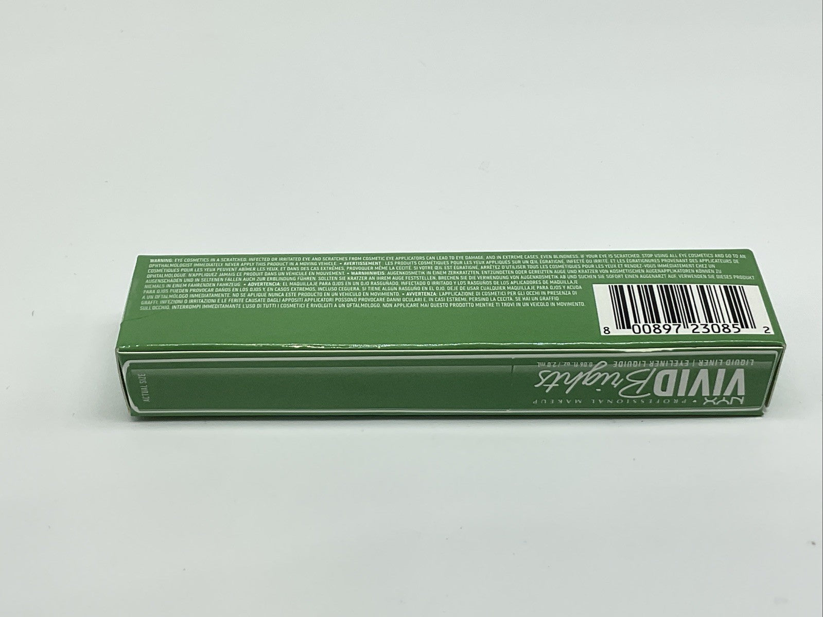 NYX Professional Makeup Vivid Brights Liquid Eyeliner Liner - 02 Ghosted Green