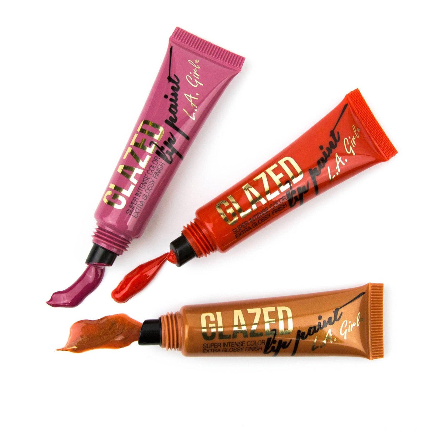 L.A. Girl Glazed Lip Paint Super Intense Color Lip Gloss - GLG787 Whisper