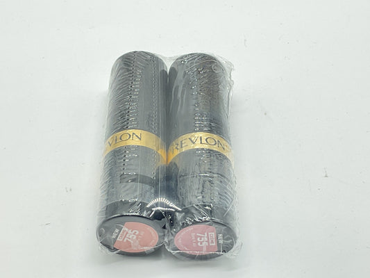 2 PACK - Revlon Super Lustrous Crème Lipstick - 755 Bare It All