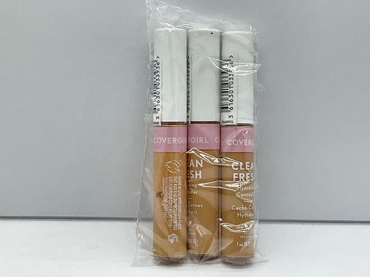 PACK OF 3 - COVERGIRL Clean Fresh Hydrating Concealer, #370 Medium