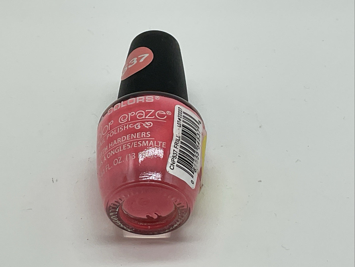 L.A. Colors Color Craze Pink Nail Polish with Hardeners - CNP537 Frill