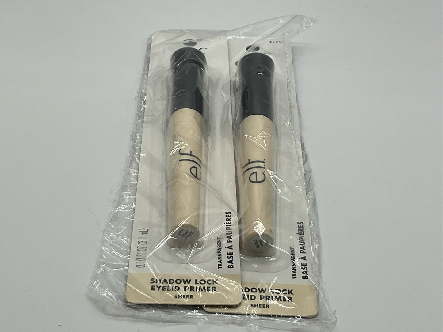 2 PACK - e.l.f. Shadow Lock Eyelid Primer - 21711 Sheer, New