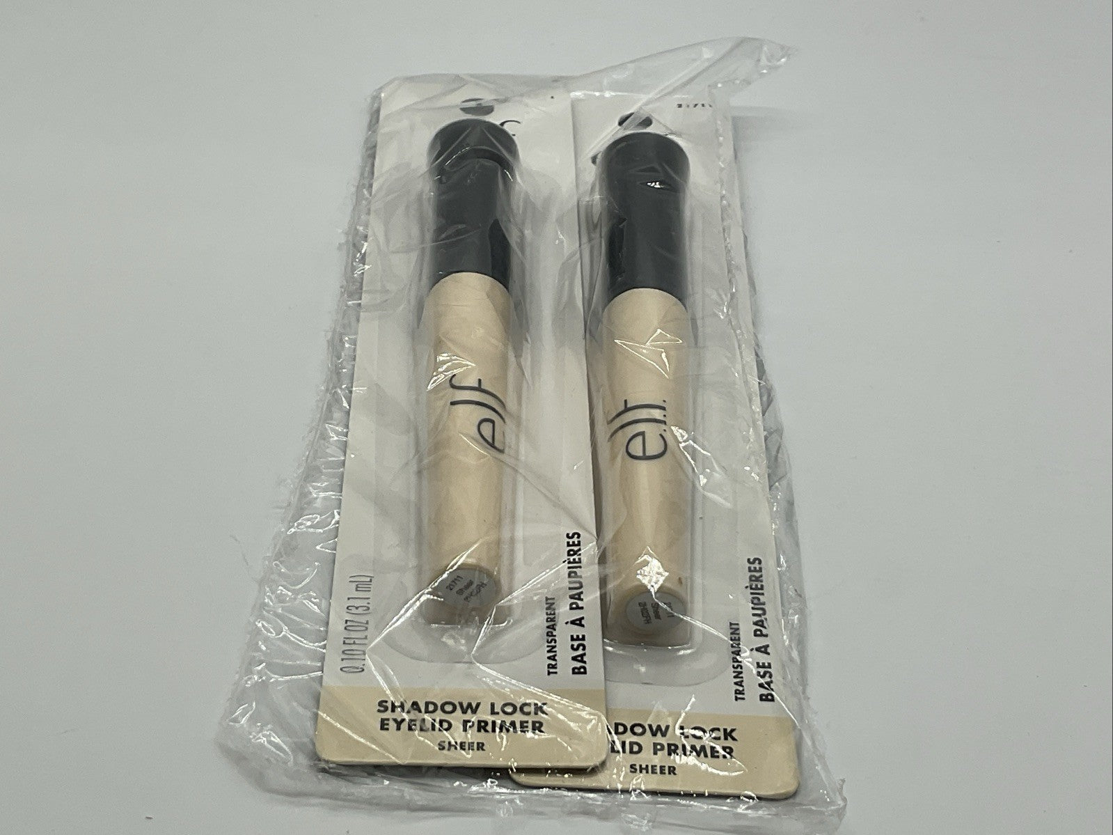 2 PACK - e.l.f. Shadow Lock Eyelid Primer - 21711 Sheer, New