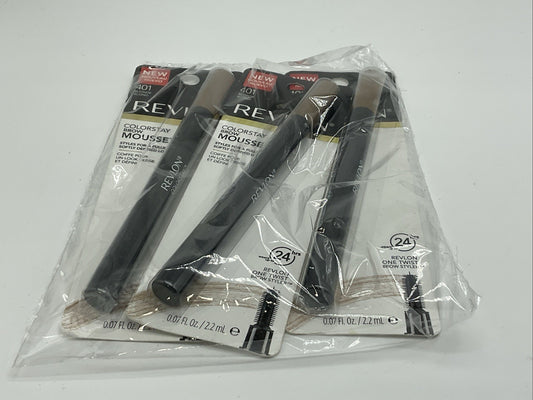 3 PACK - Revlon Colorstay Eyebrow Mousse - 401 Blonde