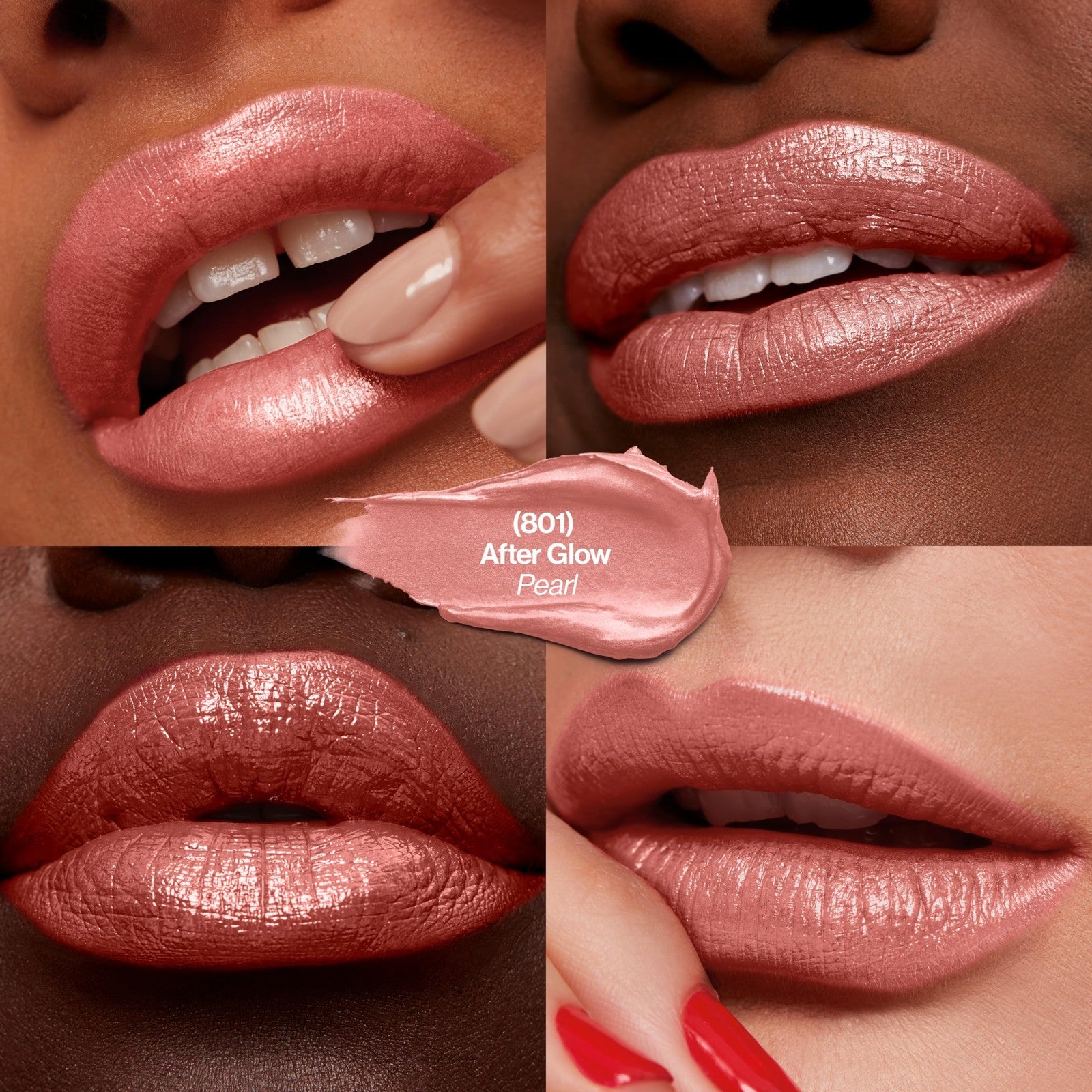 2 PACK - Revlon Super Lustrous Pearl Lipstick - 801 After Glow