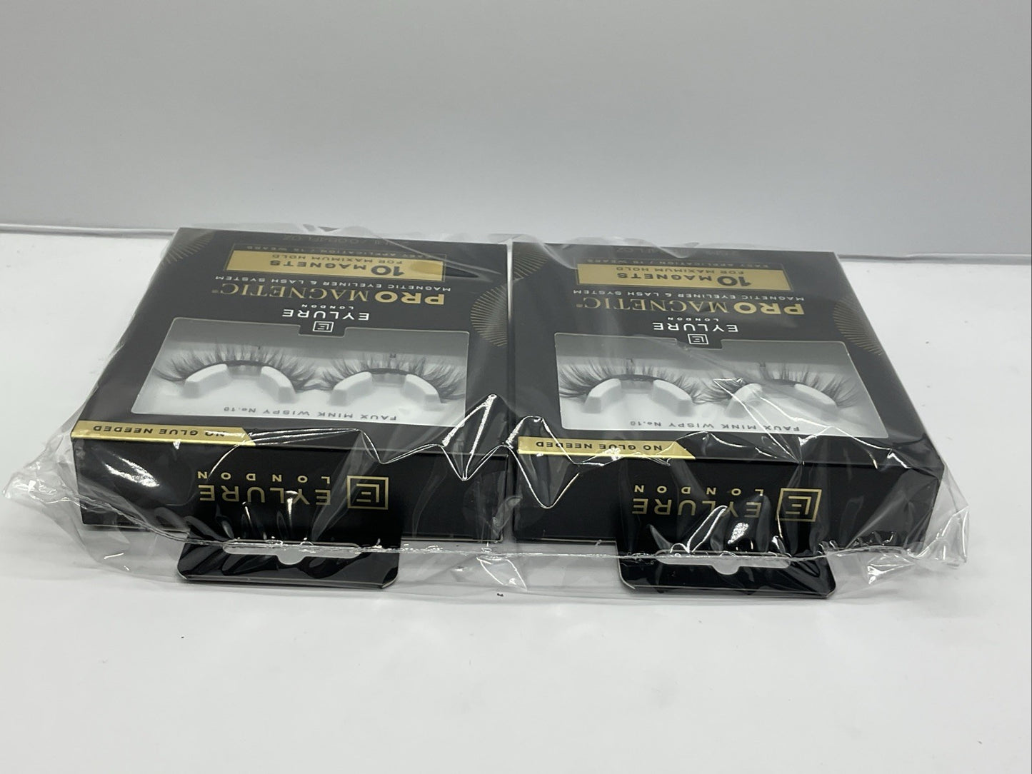 2 Pack - Eylure PRO MAGNETIC 7 Lash System w/ Eyeliner Faux Mink Wispy No.10