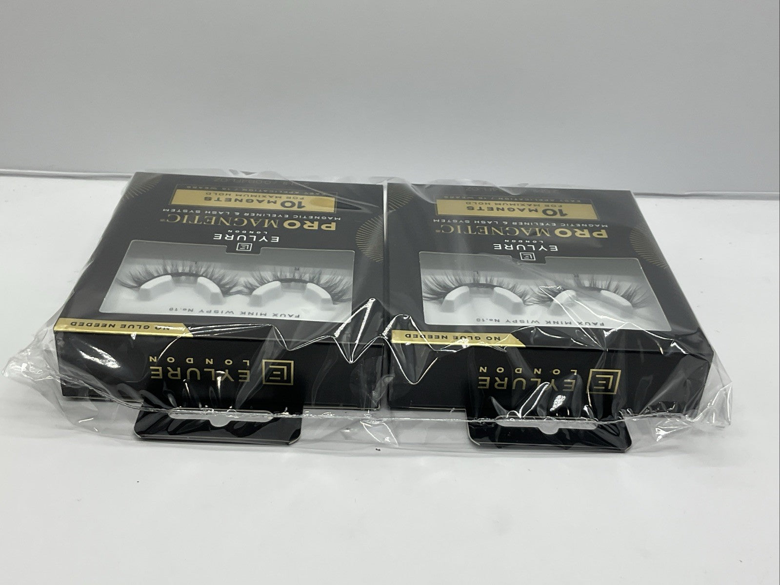 2 Pack - Eylure PRO MAGNETIC 7 Lash System w/ Eyeliner Faux Mink Wispy No.10