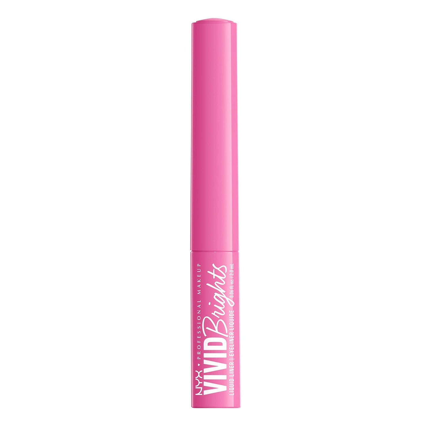 NYX PRO MAKEUP Vivid Brights Liquid Eyeliner Liner - 08 Don't Pink Twice