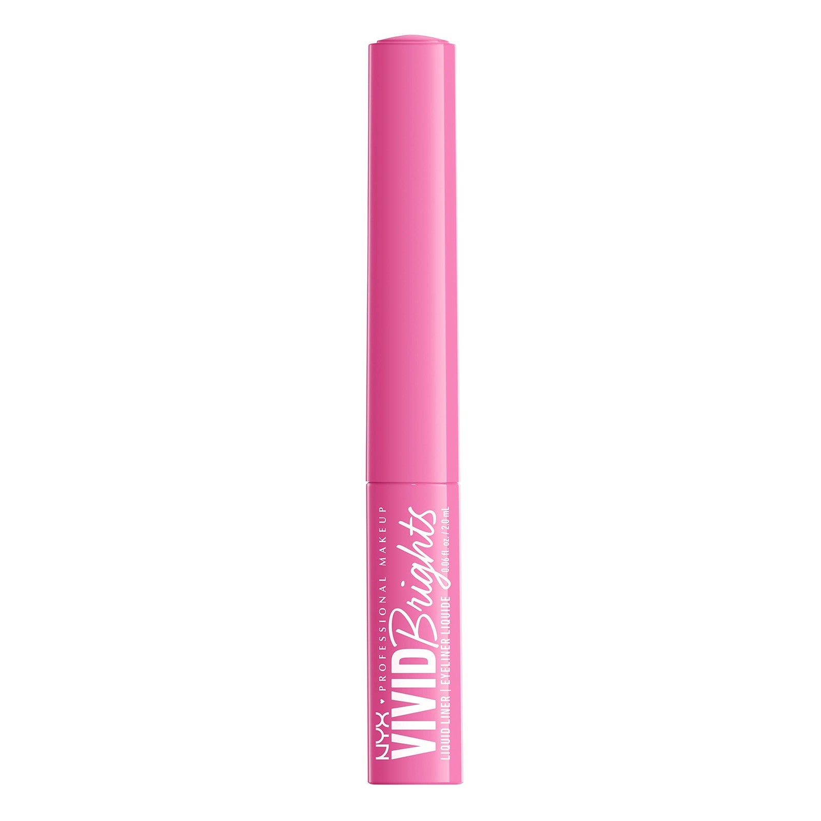 NYX PRO MAKEUP Vivid Brights Liquid Eyeliner Liner - 08 Don't Pink Twice