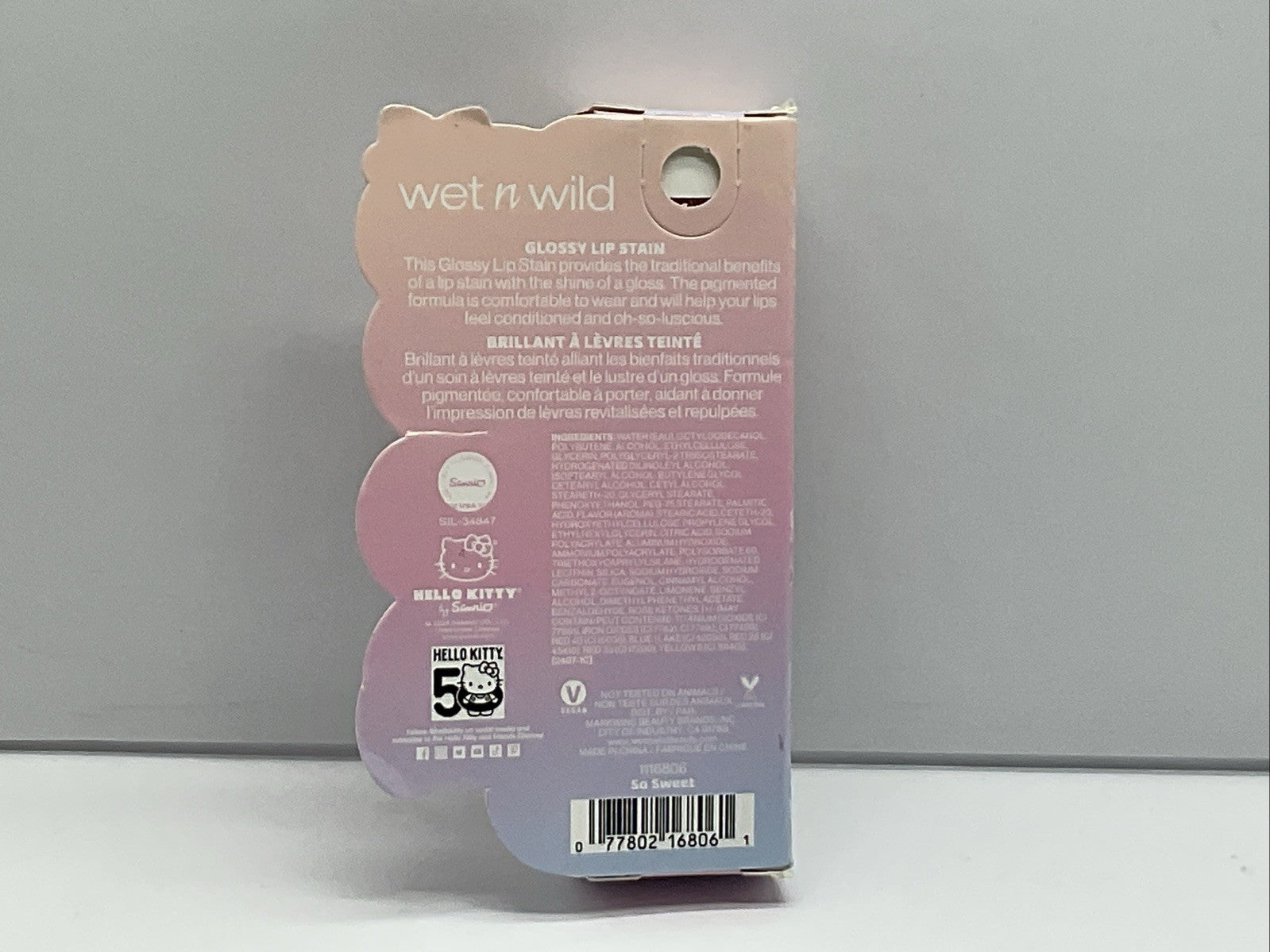 wet n wild Hello Kitty Glossy Lip Stain - So Sweet