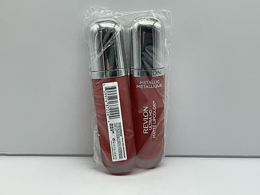 2 PACK - REVLON ULTRA HD MATTE LIP COLOR METALLIC 700 HD FLARE 