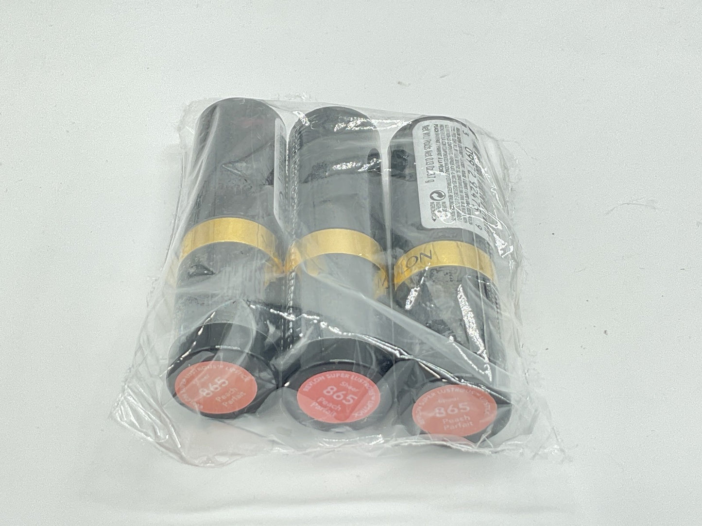 3 PACK - Revlon Super Lustrous Lipstick - 865 Peach Parfait