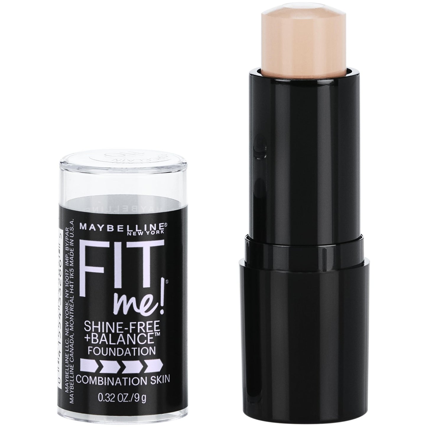 2 PACK - Maybelline Fit Me! Shine Free Foundation Stick - 110 Porcelain