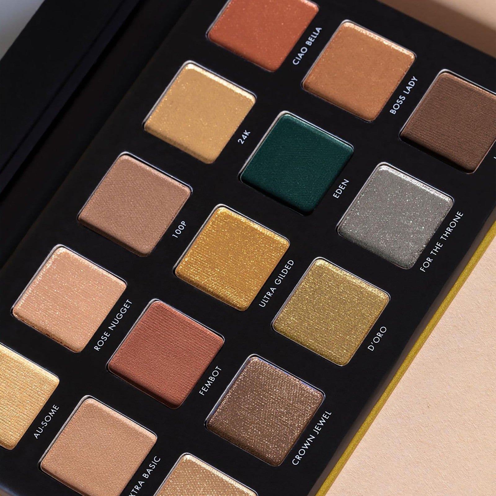 Milani Gilded Gold Hyper-Pigmented Eyeshadow Palette - 0.32 oz / 9 g