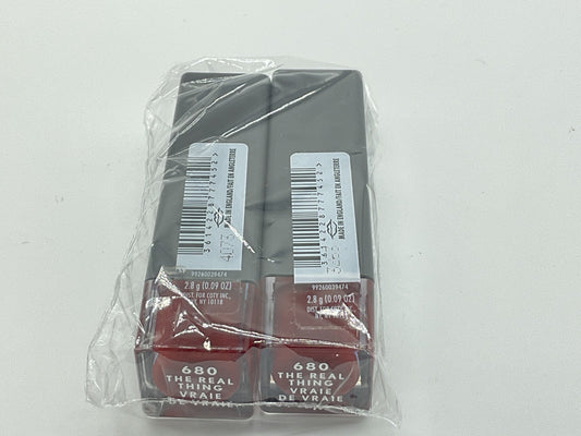 2 PACK - Covergirl Exhibitionist UltraMatte Lipstick - 680 The Real Thing