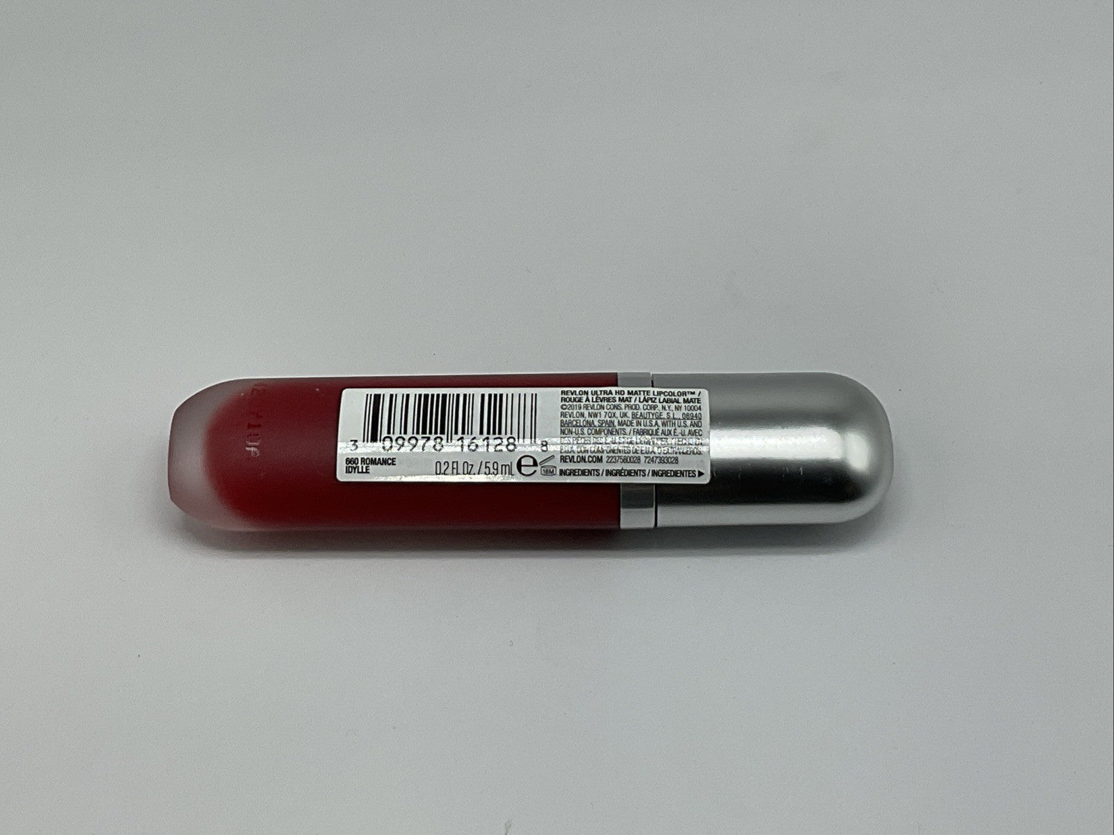 Revlon Ultra HD Matte Lipcolor, Liquid Lipstick - 660 Romance - Single
