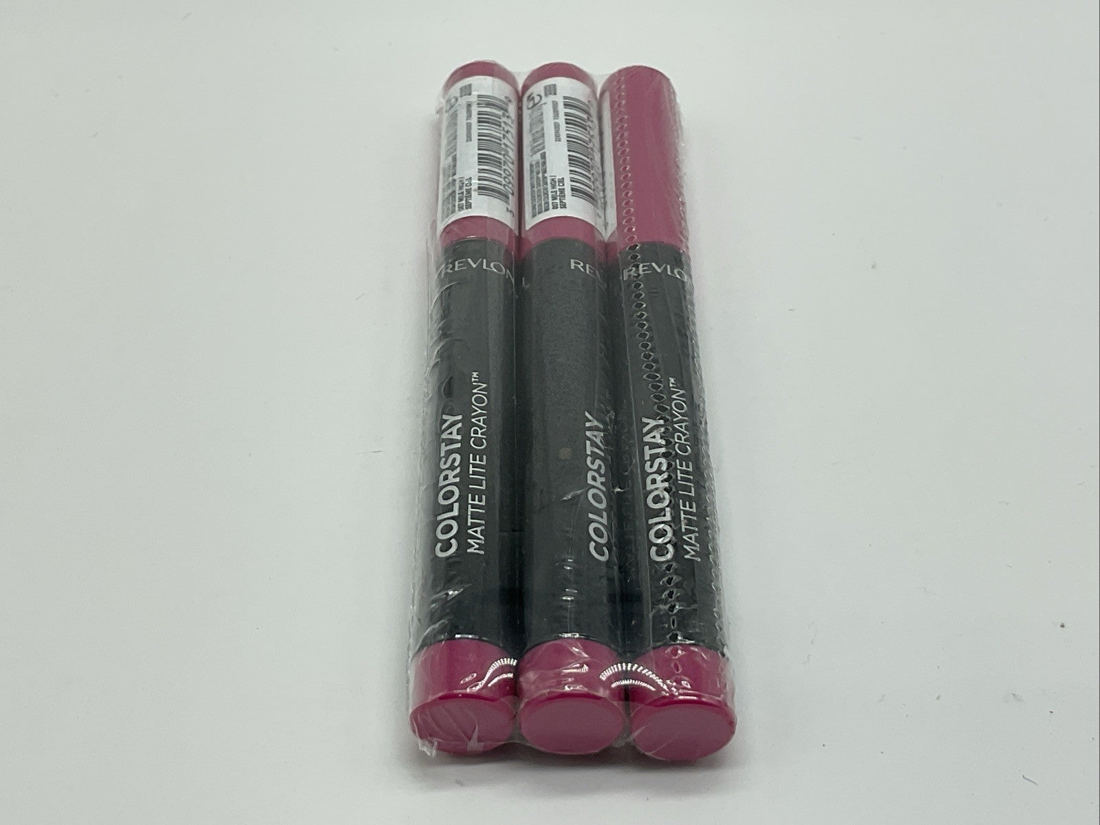 3 PACK -  Revlon ColorStay Matte Lite Lipstick Crayon  - 007 Mile High