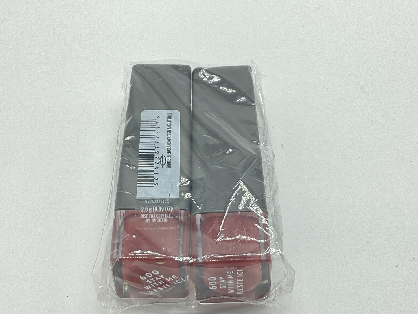2 PACK - CoverGirl 24HR Lipstick - 600 Stay With Me