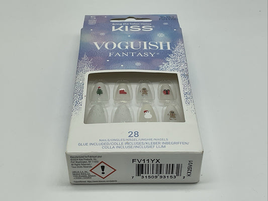 KISS Voguish Fantasy 28 Short Nails - 93153 Holiday
