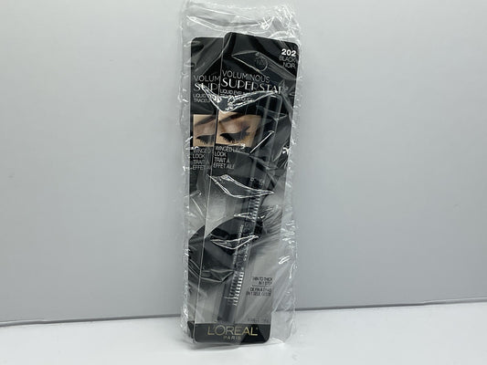 2 Pack L'Oreal Paris Voluminous Superstar Liquid Eyeliner, Black 202, 0.056 oz
