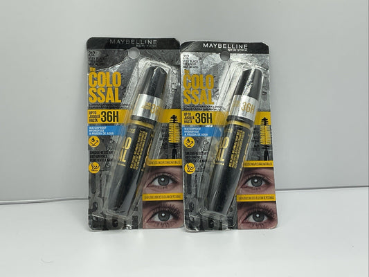 Maybelline New York the Colossal Mascara - 212 Very Black - Set Of 2