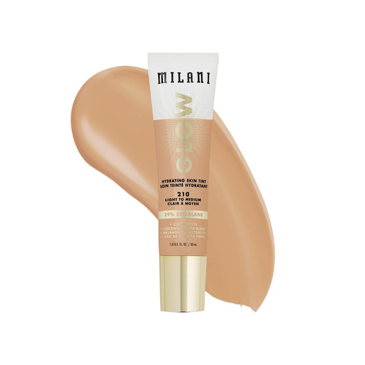 Milani Glow Hydrating Skin Tint Shade 210 Light To Medium 
