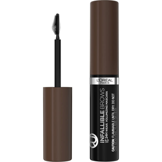 L'Oreal Paris Infallible Volumizing 24H Wear Brow Mascara, Long Lasting Eyebrow 